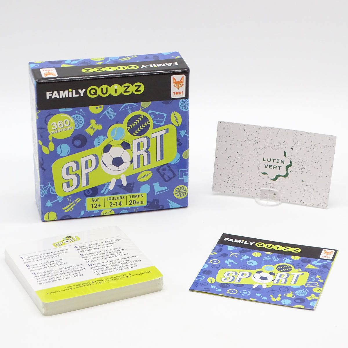Sport Family Quizz  TOPI GAMES - Dès 12 ans | Ref 15734