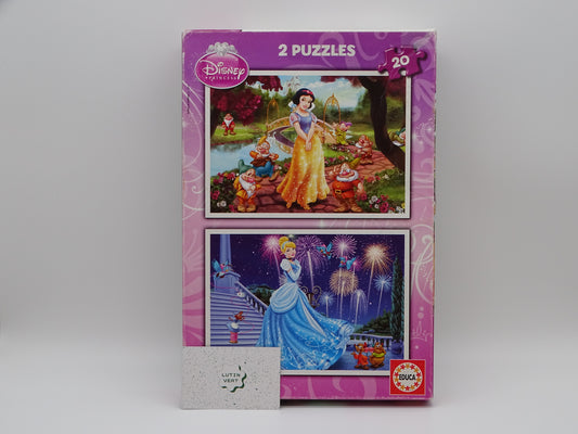 2 Puzzles « Disney Princess » d'occasion EDUCA - Dès 3 ans | Ref 13067
