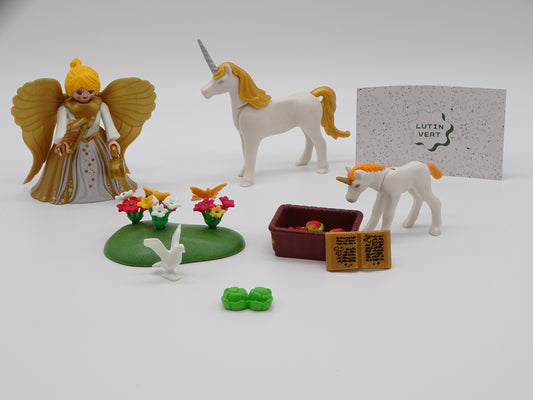 Playmobil set unique « L’ange et les licornes » d'occasion PLAYMOBIL - Dès 4 ans | Ref 13081