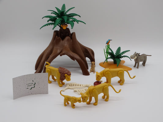 Playmobil set unique « Le Roi de la Jungle » d'occasion PLAYMOBIL - Dès 4 ans | Ref 13074