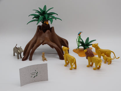 Playmobil set unique « Le Roi de la Jungle » d'occasion PLAYMOBIL - Dès 4 ans | Ref 13074