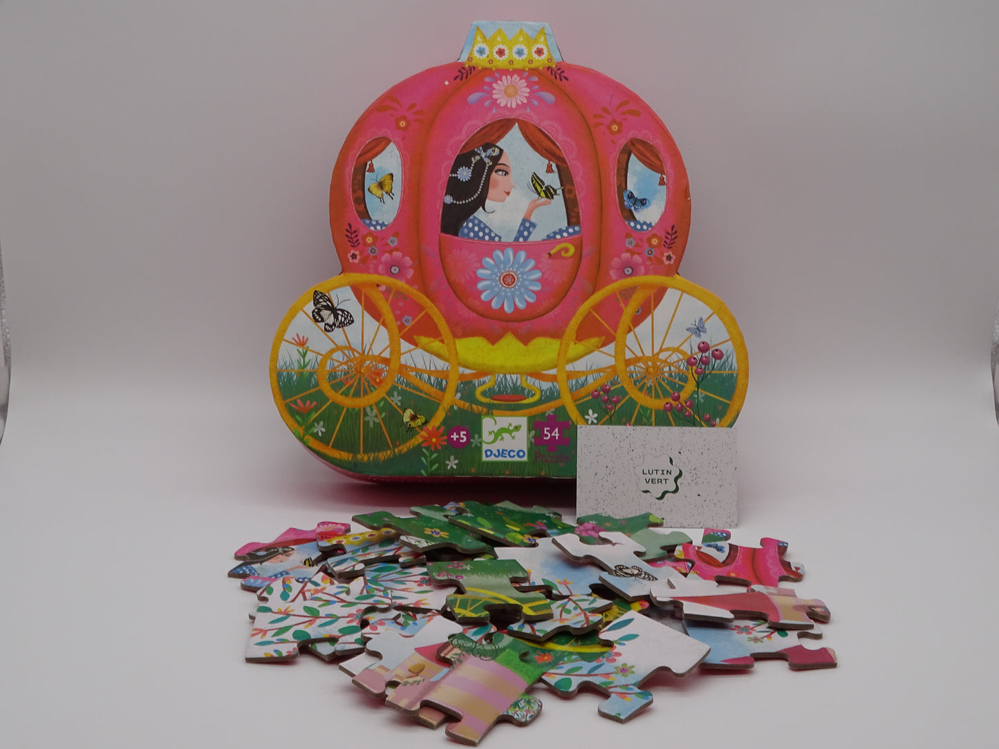 Puzzle « Le carrosse d’Elise » d'occasion DJECO - Dès 5 ans | Ref 13092