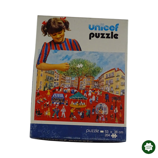Unicef Puzzle Vintage 204 pcs d'occasion UNICEF - Dès 9 ans | Ref 9106