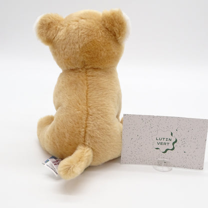 Peluche lionceau beige GIPSY - Dès 3 ans | Ref 15756