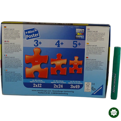 2 Puzzles Chatons au repos 24 pcs d'occasion RAVENSBURGER - Dès 4 ans | Ref 9102
