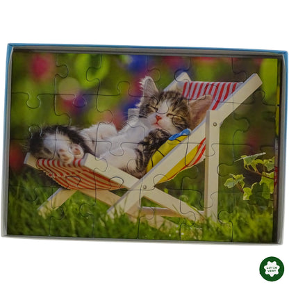 2 Puzzles Chatons au repos 24 pcs d'occasion RAVENSBURGER - Dès 4 ans | Ref 9102