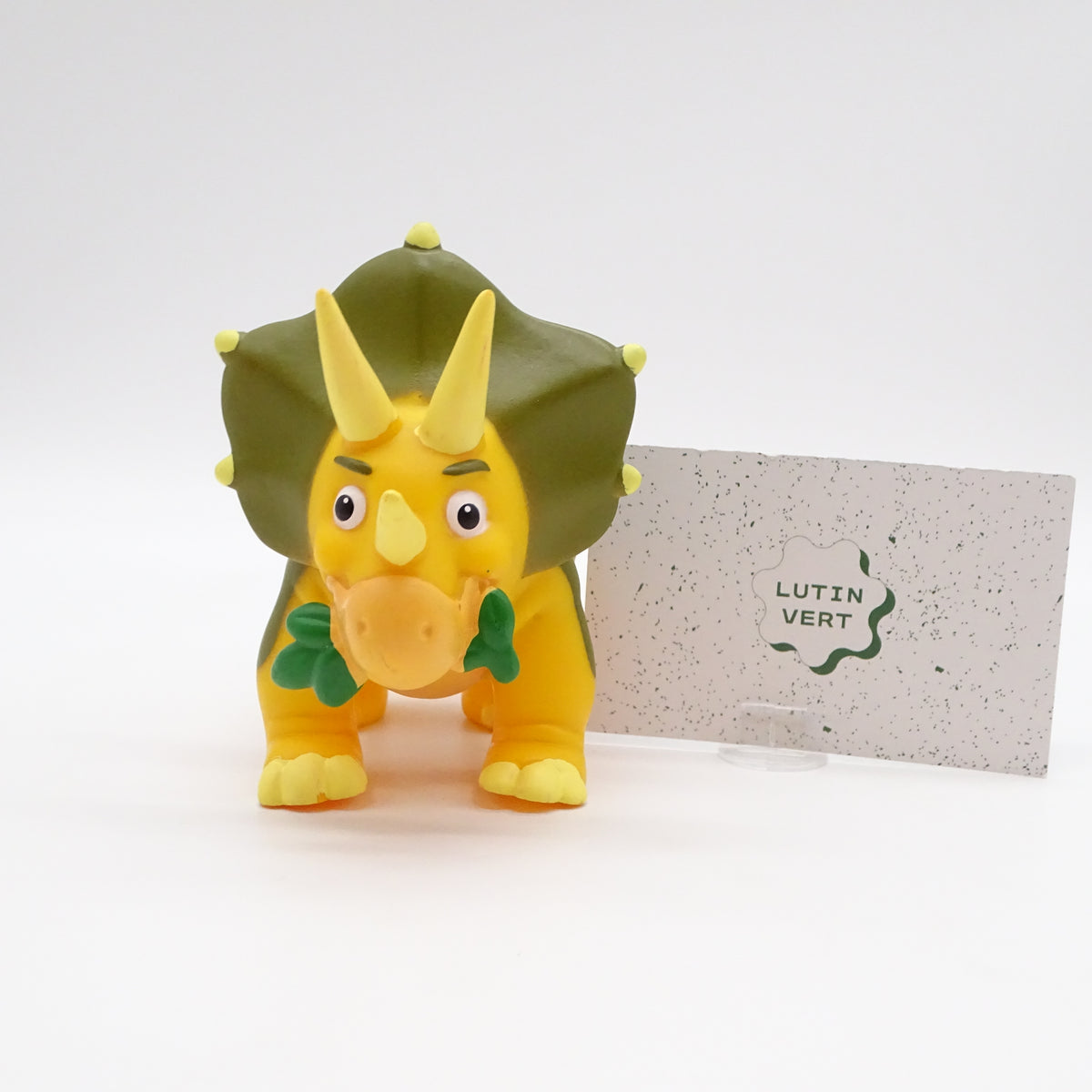 Figurine de dinosaure Tricératops – Collection « Le Monde des Dinos » DEAGOSTINI - Dès 3 ans | Ref 15757