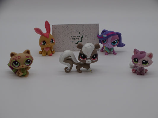 Lot de 5 Pet Shop d'occasion HASBRO - Dès 3 ans | Ref 13118