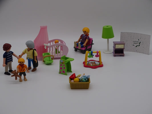 Playmobil pièce unique « L’arrivée de bébé » d'occasion PLAYMOBIL - Dès 4 ans | Ref 13128