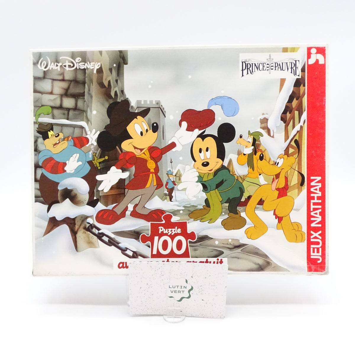 Puzzle 100 pièces Walt Disney Le Prince et le Pauvre JEUX NATHAN  - Dès 6 ans | Ref 15753
