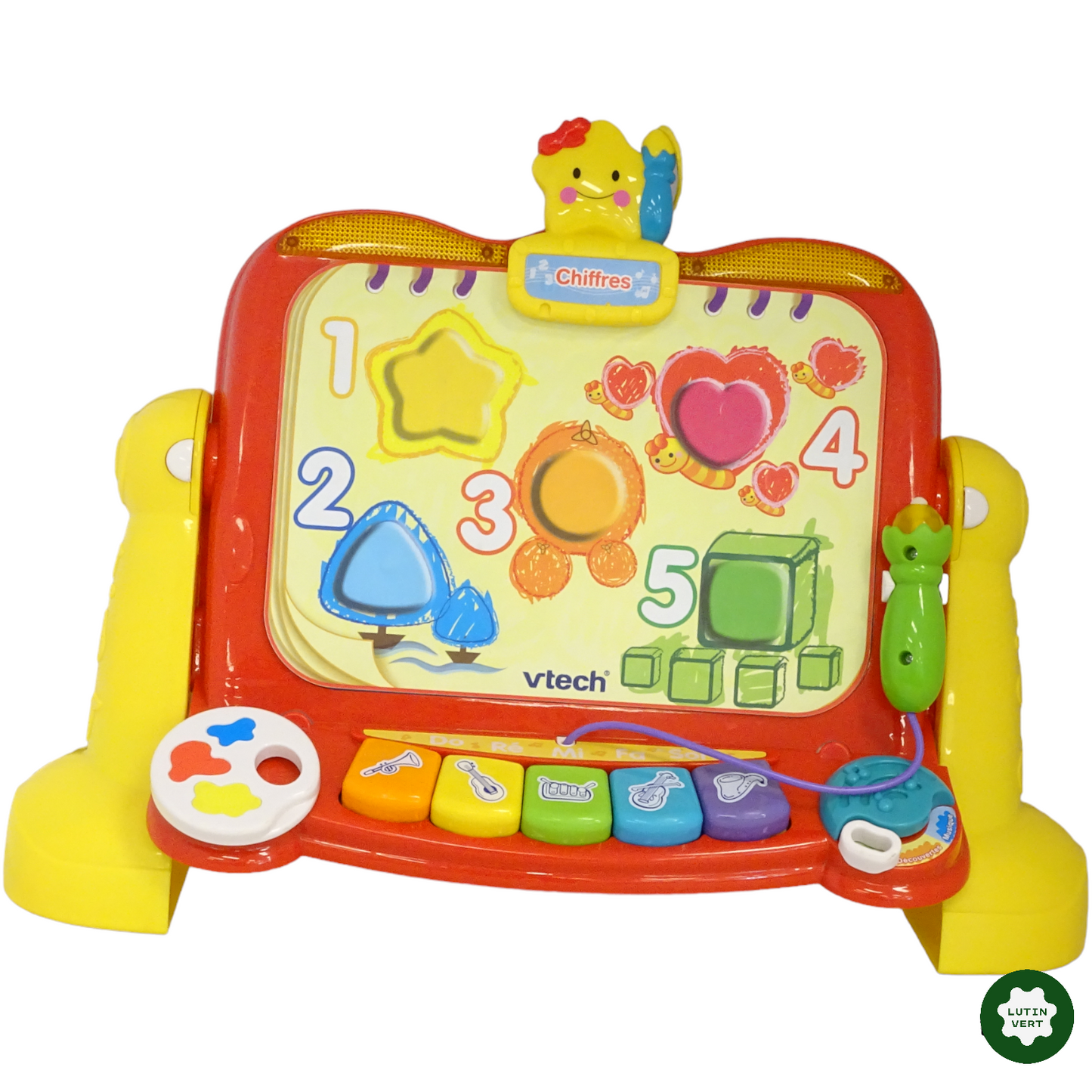 Piano-tableau d’activités animaux couleurs et peinture d'occasion VTECH - Dès 18 mois | Lutin Vert