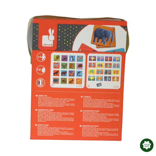 Coffret de 3 jeux d'occasion JANOD - Dès 3 ans | Lutin Vert