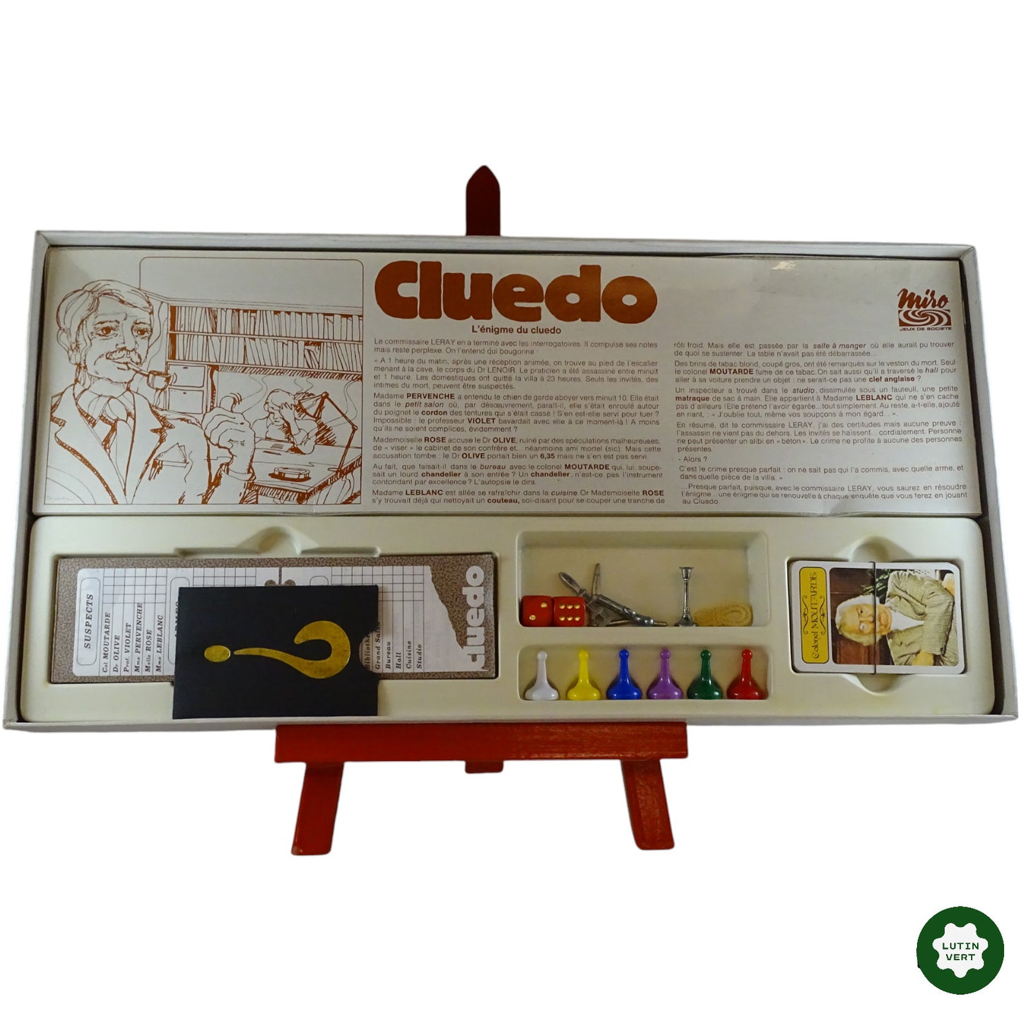 Cluedo Vintage – Qui a tué Le Dr Lenoir ? d'occasion MIRO-MECCANO - Dès 8 ans | Ref 9122