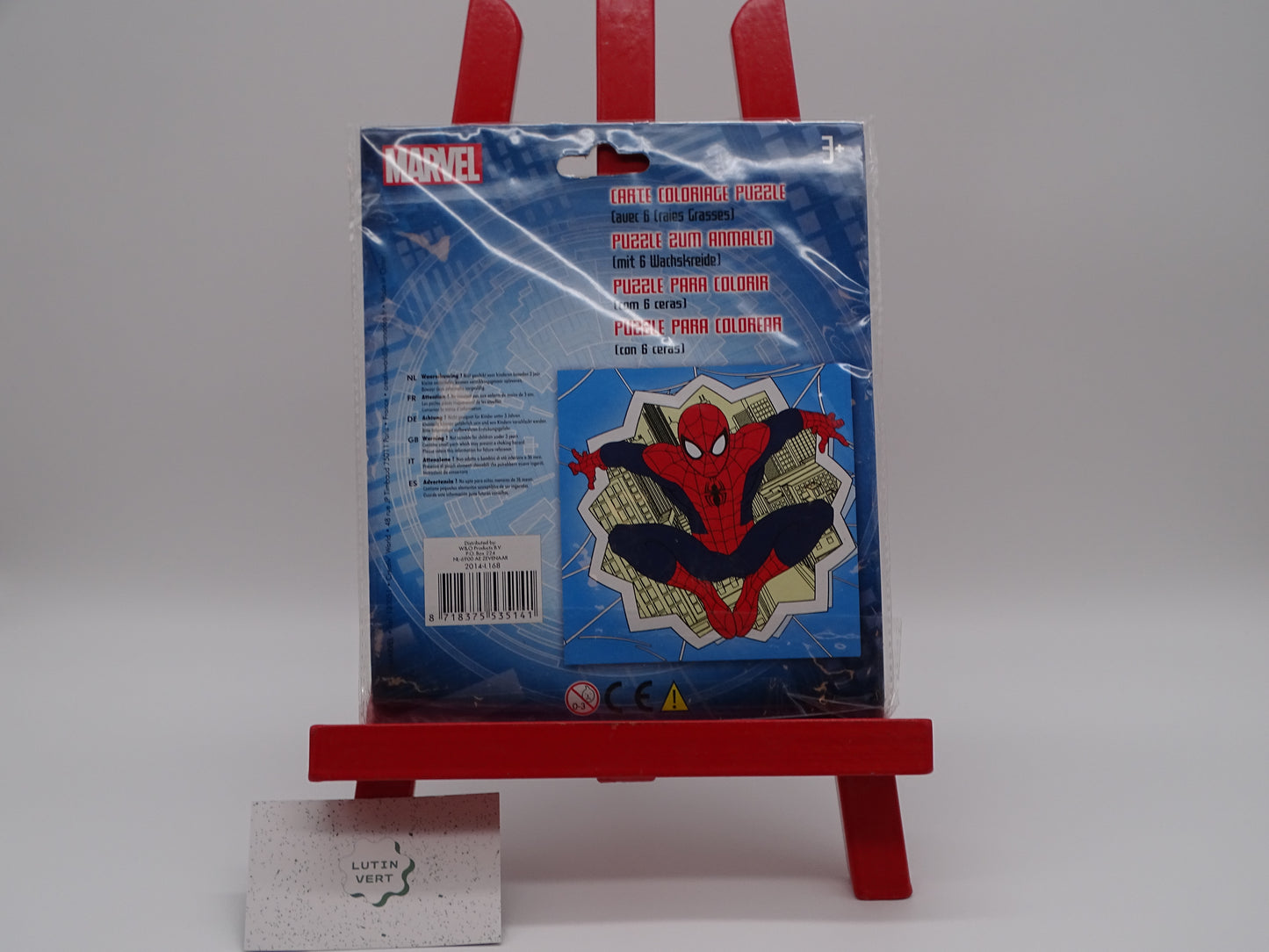Puzzle Spider-Man à colorier d'occasion MARVEL - Dès 3 ans | Ref 13135