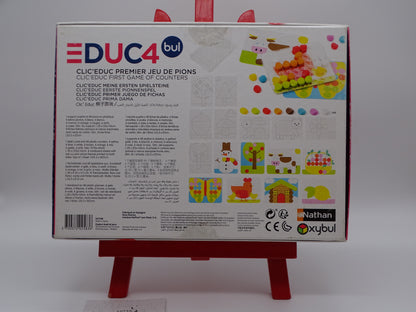 Clic’Educ premier jeu de pions d'occasion OXYBUL - Dès 2 ans | Ref 13138