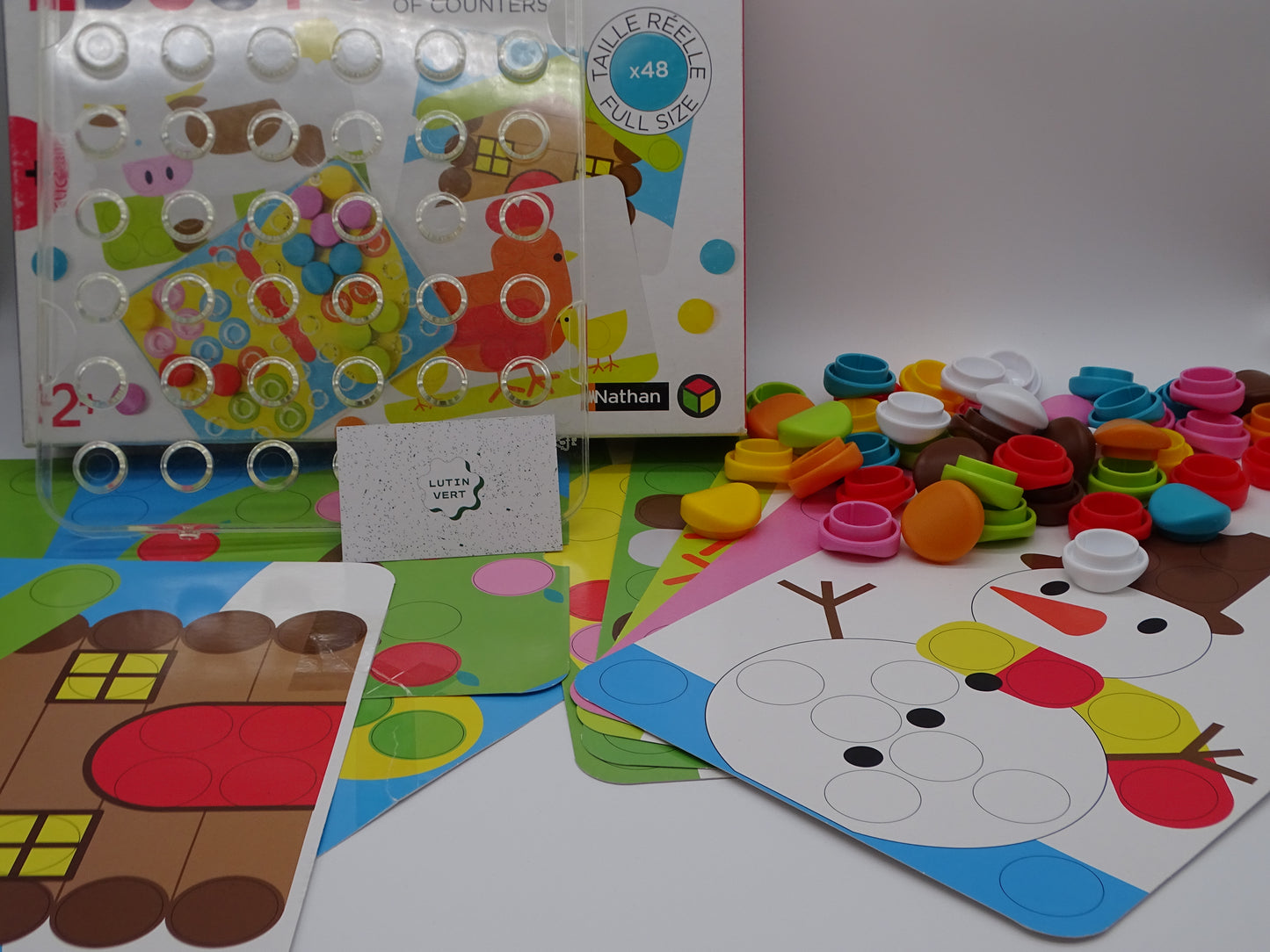 Clic’Educ premier jeu de pions d'occasion OXYBUL - Dès 2 ans | Ref 13138
