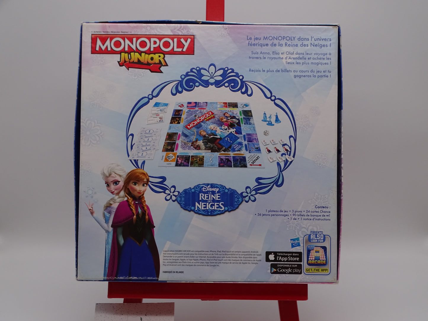 Monopoly Junior « La Reine des Neiges » d'occasion HASBRO - Dès 5 ans | Ref 13140