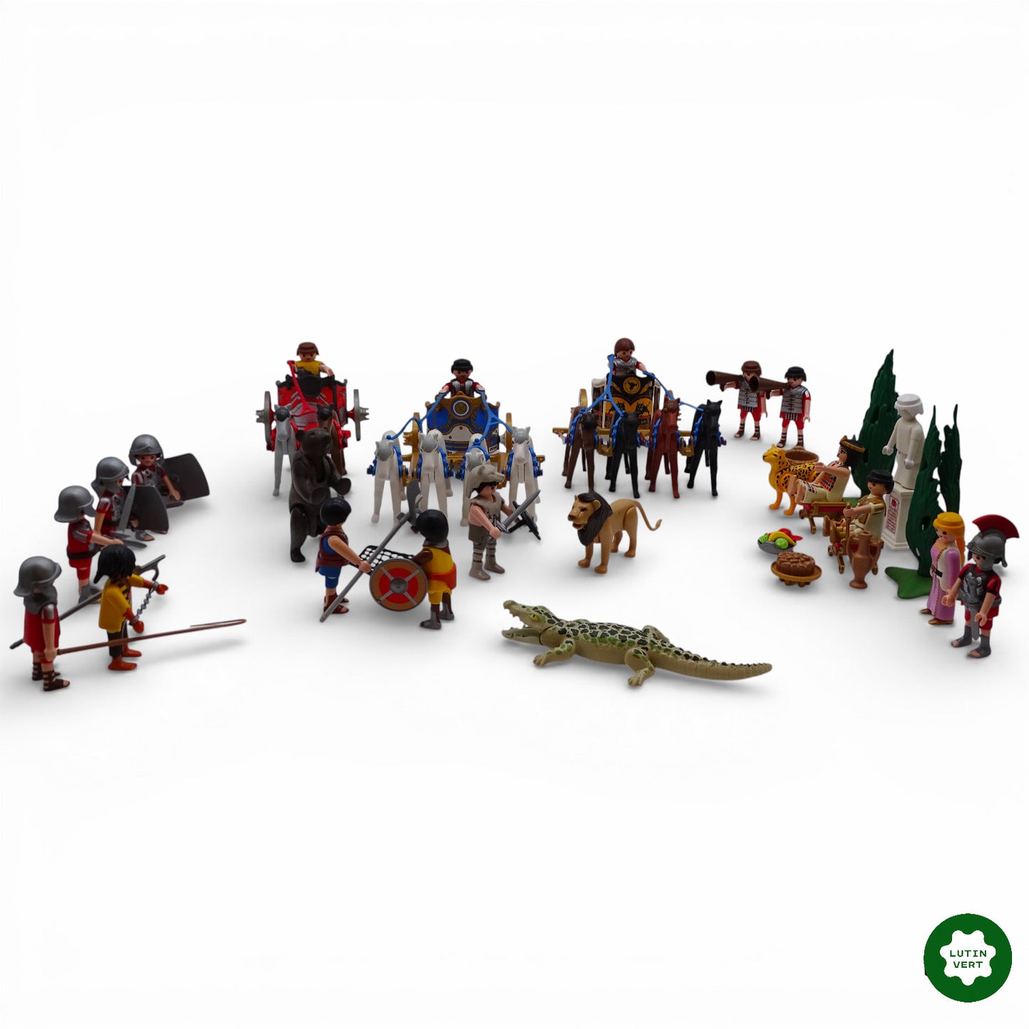Playmobil pièce unique « Course de chars Romains et gladiateurs » d'occasion PLAYMOBIL - Dès 4 ans | Ref 13131