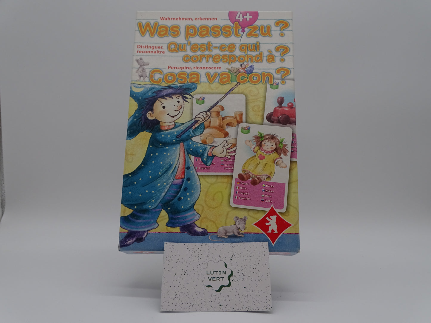 Cartes apprentissage vocabulaire « Qu’est-ce qui correspond à ? » d'occasion BERLINER SPIELKARTEN - Dès 4 ans | Ref 13150