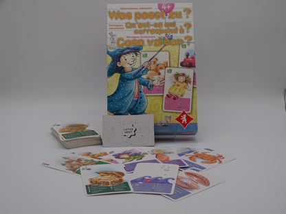 Cartes apprentissage vocabulaire « Qu’est-ce qui correspond à ? » d'occasion BERLINER SPIELKARTEN - Dès 4 ans | Ref 13150