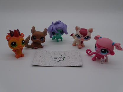 Lot 5 figurines « Littlest Pet Shop » d'occasion HASBRO - Dès 4 ans | Ref 13144