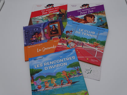Lot 5 livres enfants par de grands écrivains d'occasion HACHETTE JEUNESSE - Dès 3 ans | Ref 13143