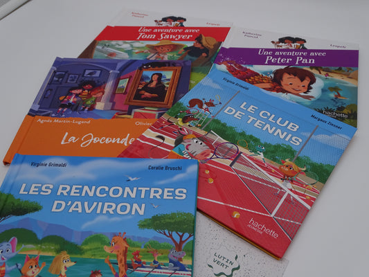 Lot 5 livres enfants par de grands écrivains d'occasion HACHETTE JEUNESSE - Dès 3 ans | Ref 13143