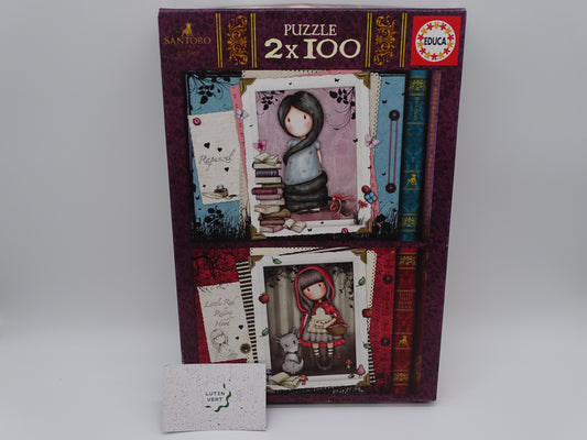 2 puzzles « Rapunzel » et « Little Red Riding Hood » d'occasion EDUCA - Dès 6 ans | Ref 13156