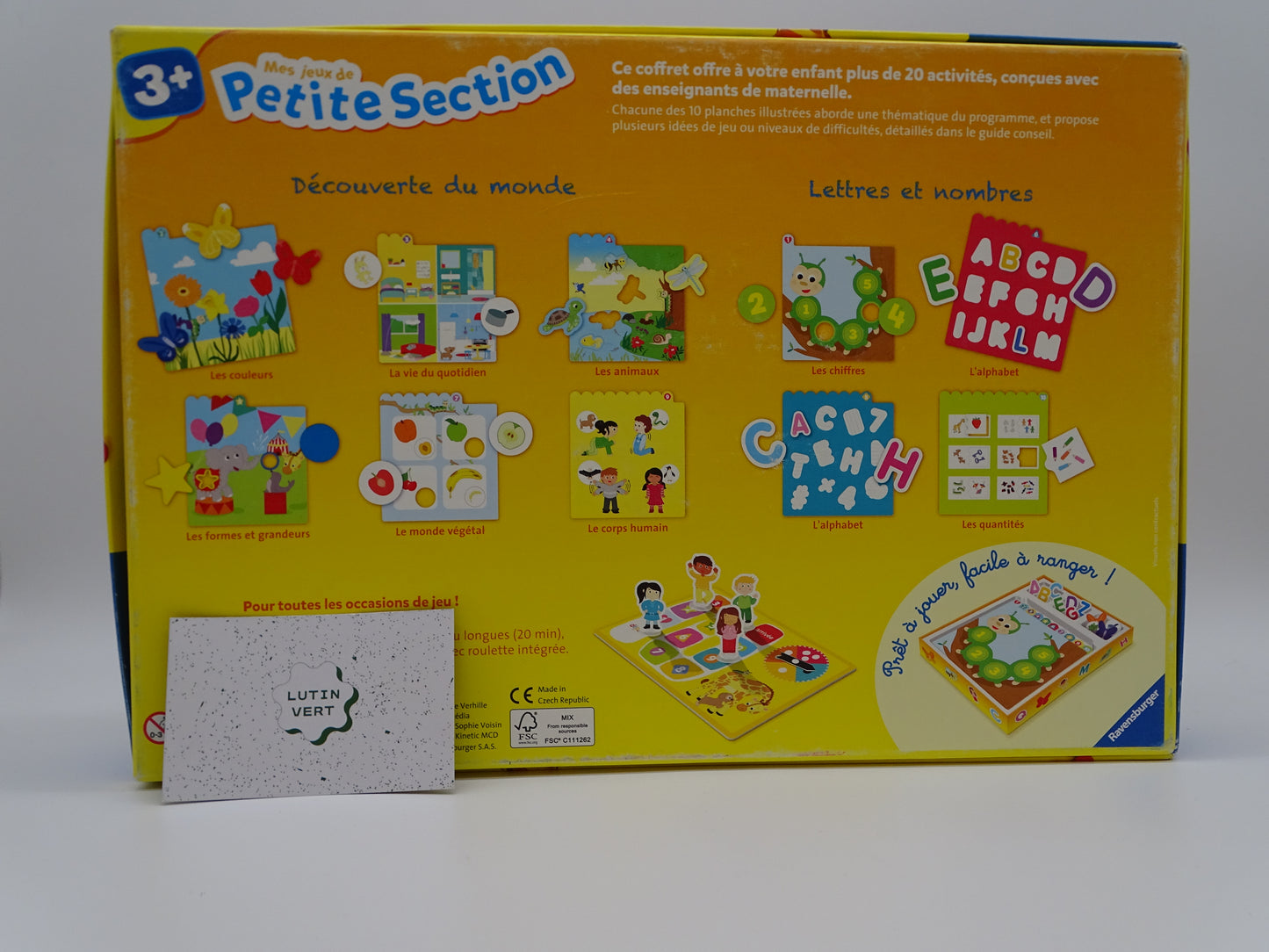Mes jeux de Petite Section d'occasion RAVENSBURGER - Dès 3 ans | Ref 13162
