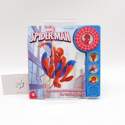 Livre Spider-man ( Les incroyables pouvoirs de spider -man) PI KIDS - Dès 3 ans | Ref 15792