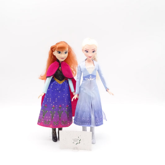 Lot de poupées Reine des neiges (Anna et Elsa ) DISNEY  - Dès 4 ans | Ref 15795