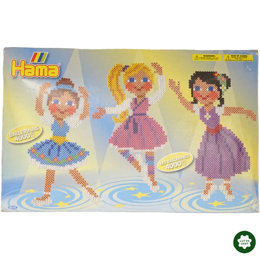 Les Ballerines 4000 pièces d'occasion HAMA - Dès 6 ans | Lutin Vert