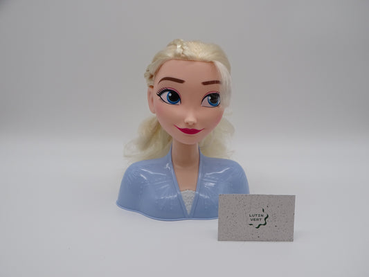 Tête à coiffer Elsa de la Reine des neiges d'occasion JUSTPLAY - Dès 4 ans | Ref 13172