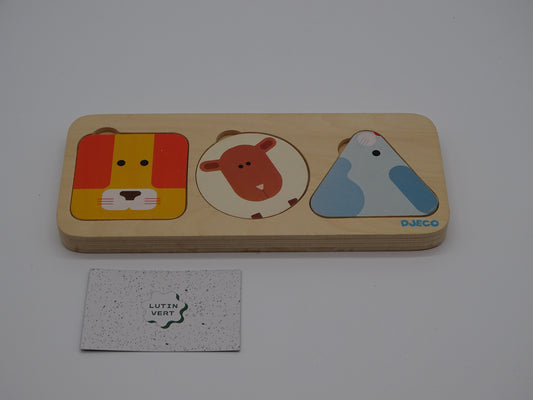 Jeu bois d’encastrement Djeco d'occasion DJECO - Dès 2 ans | Ref 13178