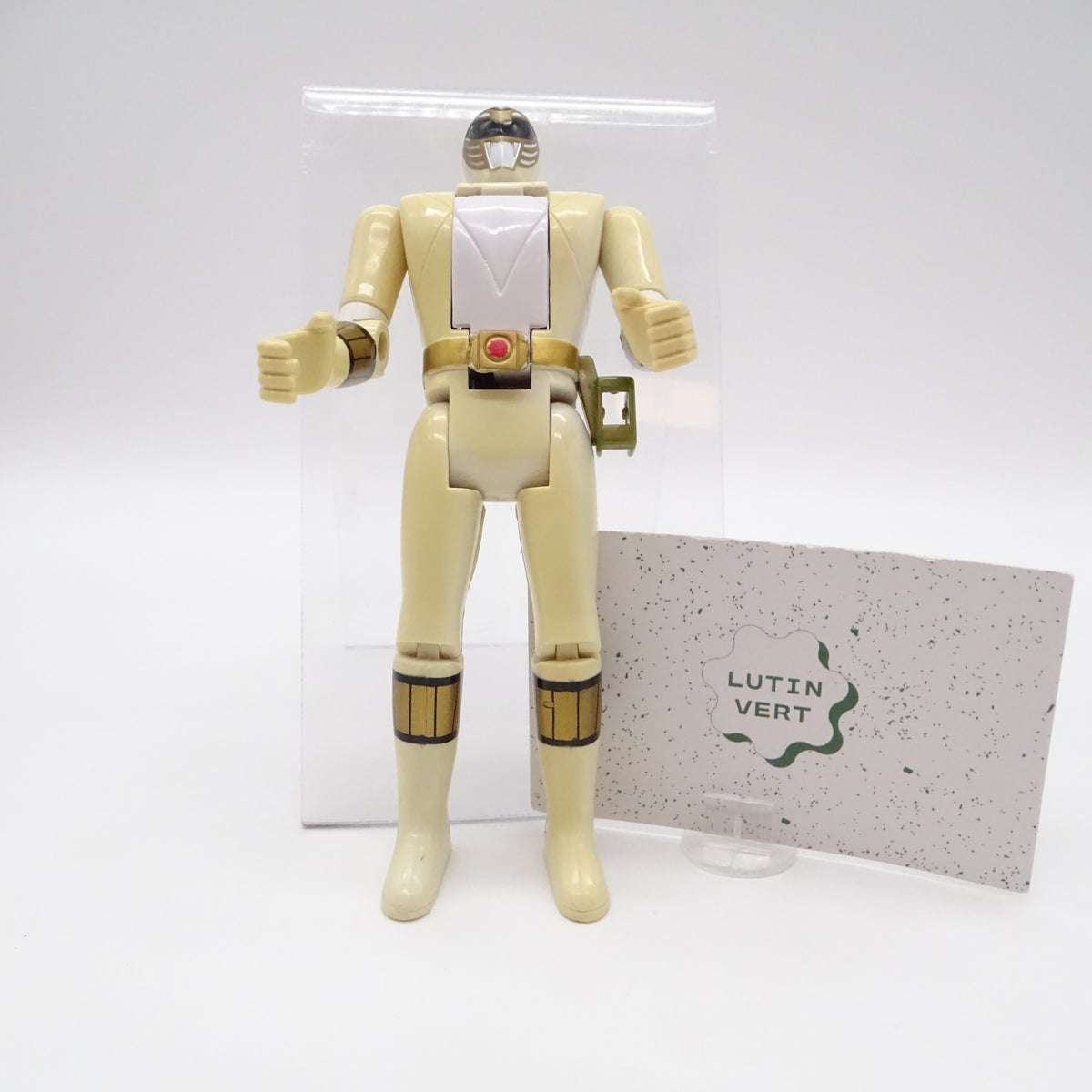 Figurine Power Rangers blanc BANDAÏ - Dès 4 ans | Ref 15827