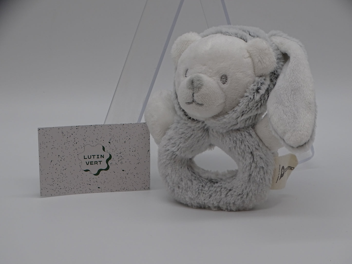 Hochet grelot « Ours & Lapin » 2 en 1 d'occasion PREMAMAN - Dès Naissance | Ref 13193