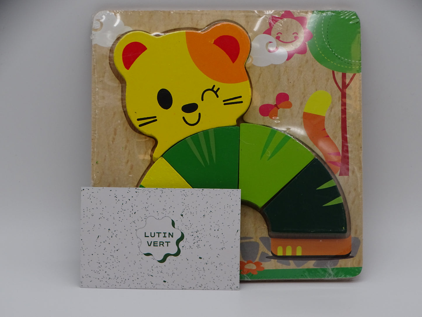 Puzzle éveil Montessori « Chat » d'occasion WDK - Dès 2 ans | Ref 13228