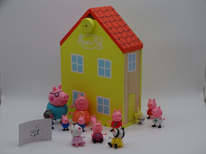 Maison en bois Peppa Pig avec figurines d'occasion GIOCHI PREZIOSI - Dès 3 ans | Ref 13231