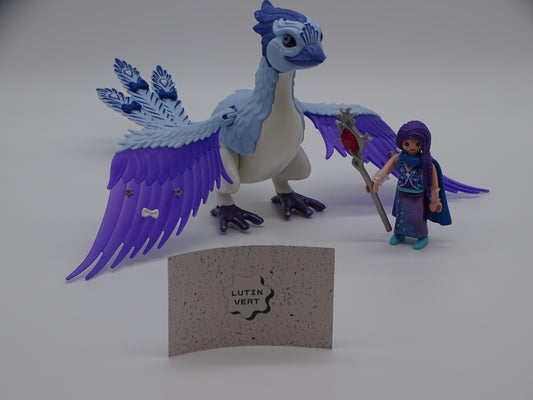 Playmobil pièce unique « Phoenix royal et la gardienne » d'occasion PLAYMOBIL - Dès 4 ans | Ref 13224