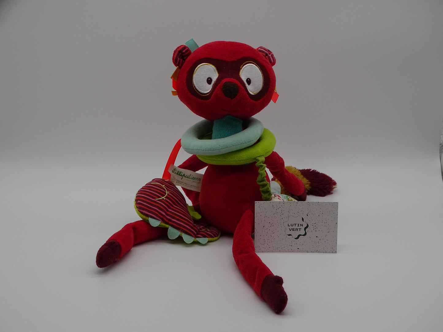 Doudou Multi Activités « Lémurien » d'occasion LILLIPUTIENS - Dès 1 an | Ref 13256
