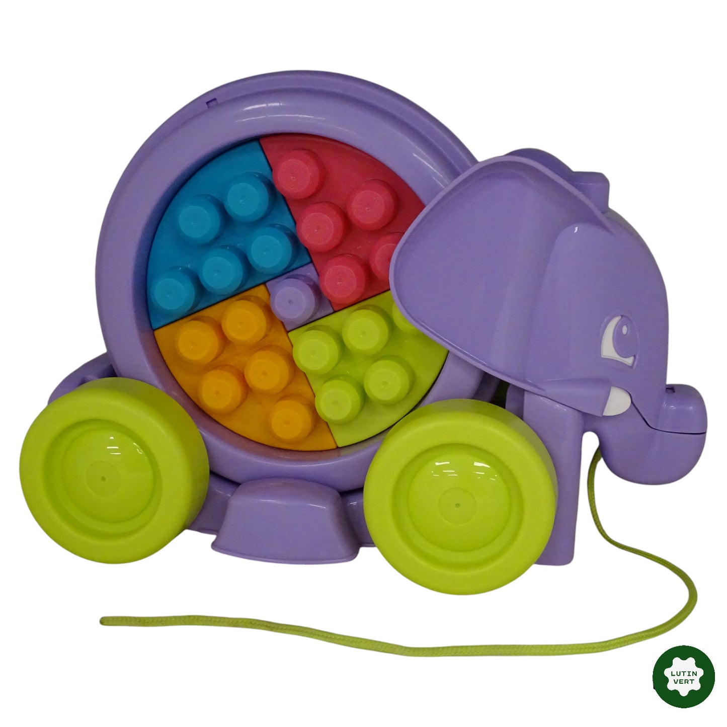 Elephant à tirer  d'occasion MEGA BLOCKS - Dès 3 ans | Ref 9334