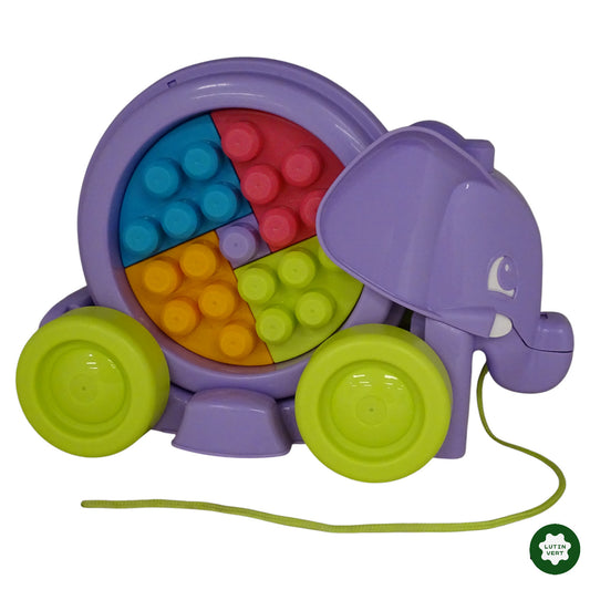 Elephant à tirer  d'occasion MEGA BLOCKS - Dès 3 ans | Ref 9334