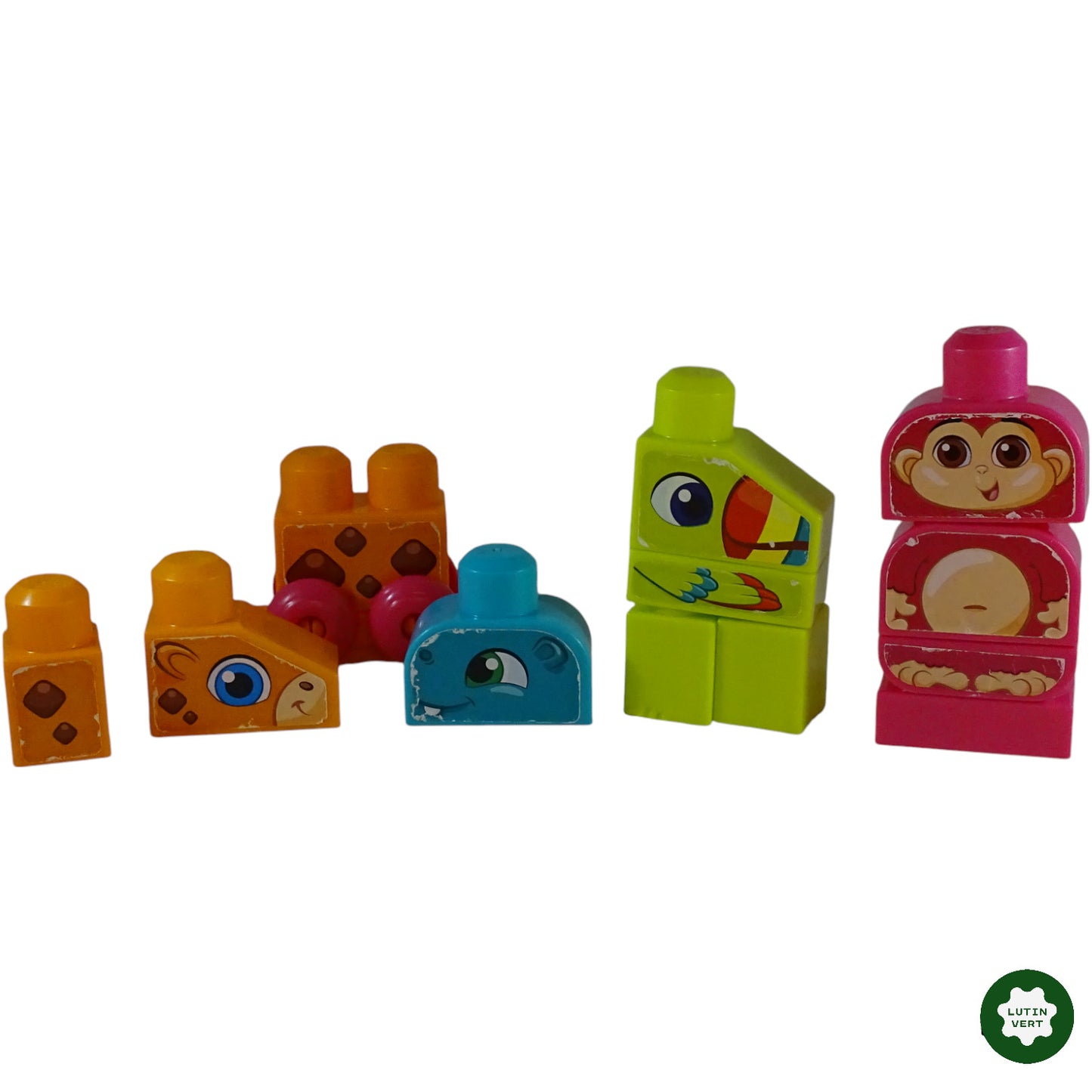 Elephant à tirer  d'occasion MEGA BLOCKS - Dès 3 ans | Ref 9334