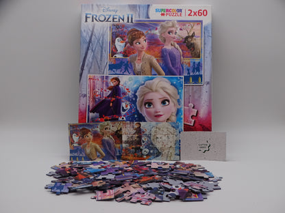 Super Color Puzzle Disney Frozen II d'occasion CLEMENTONI - Dès 5 ans | Ref 13284