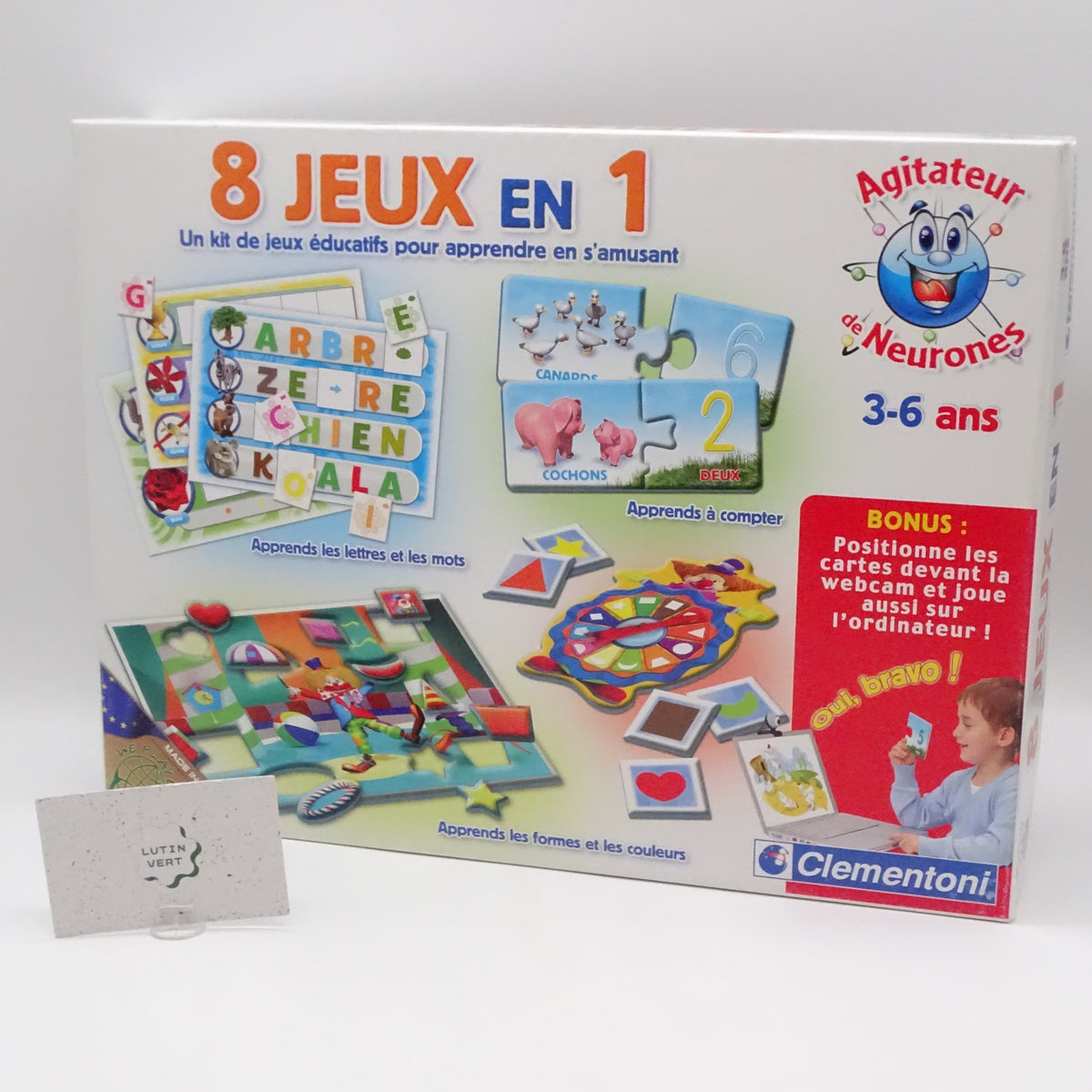 8 jeux en 1 CLEMENTONI - Dès 3 ans | Ref 15879