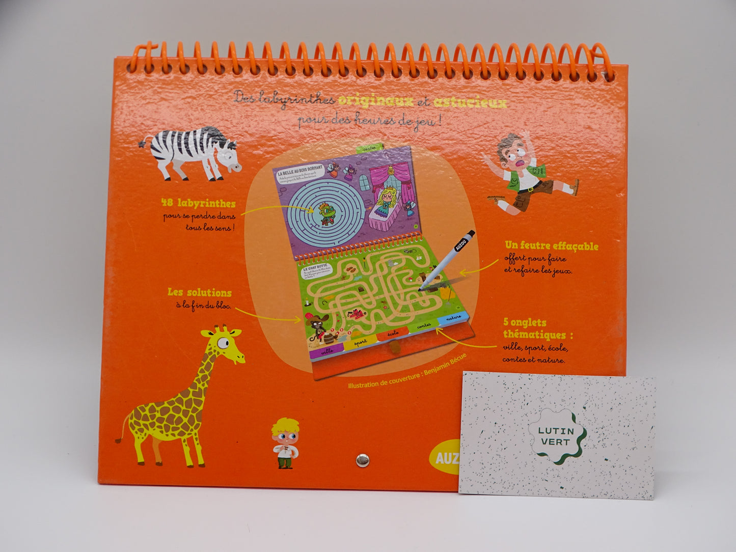 48 labyrinthes à faire et à refaire d'occasion AUZOU - Dès 3 ans | Ref 13306
