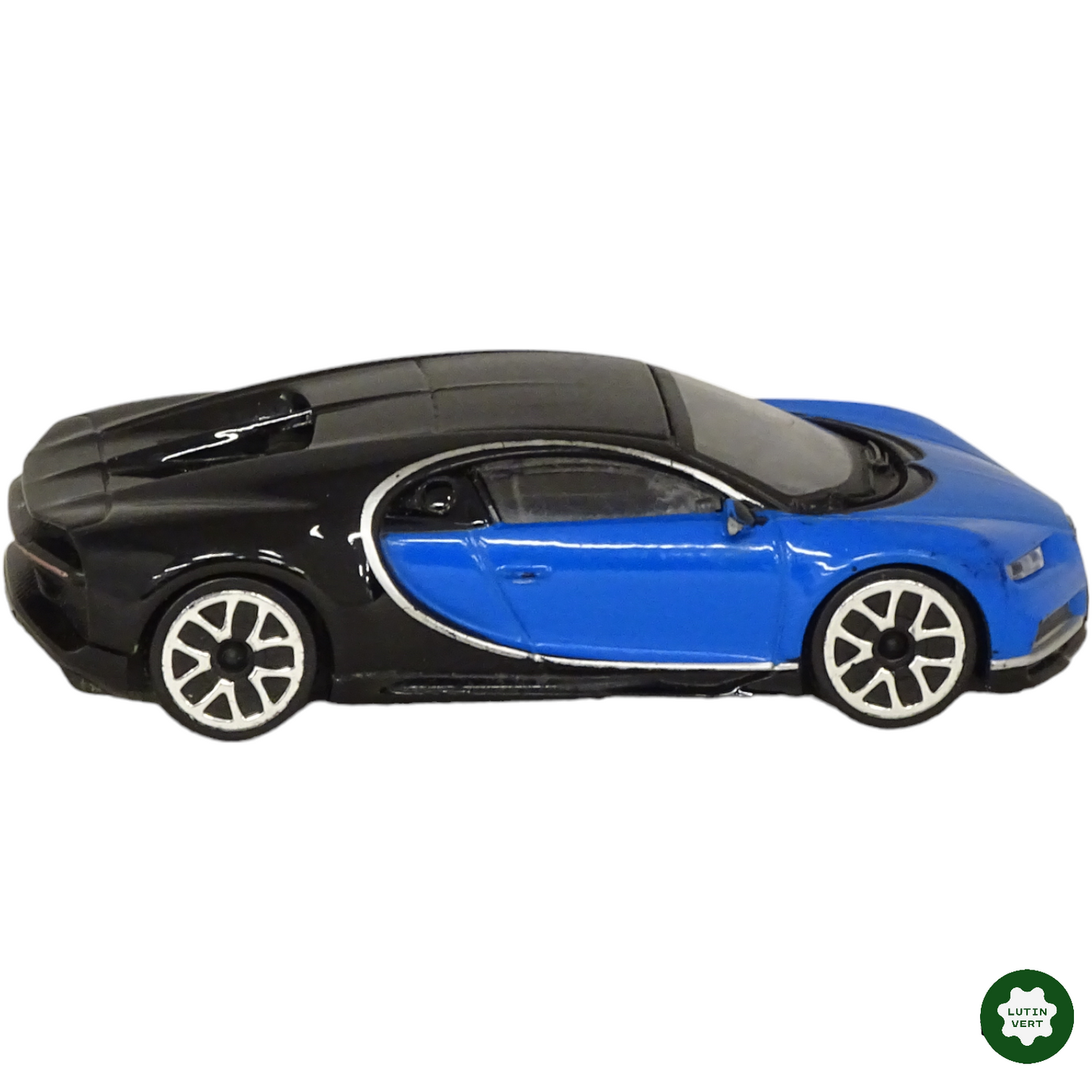Bugatti Chiron bleue et noire d'occasion BURAGO - Dès 6 ans | Lutin Vert