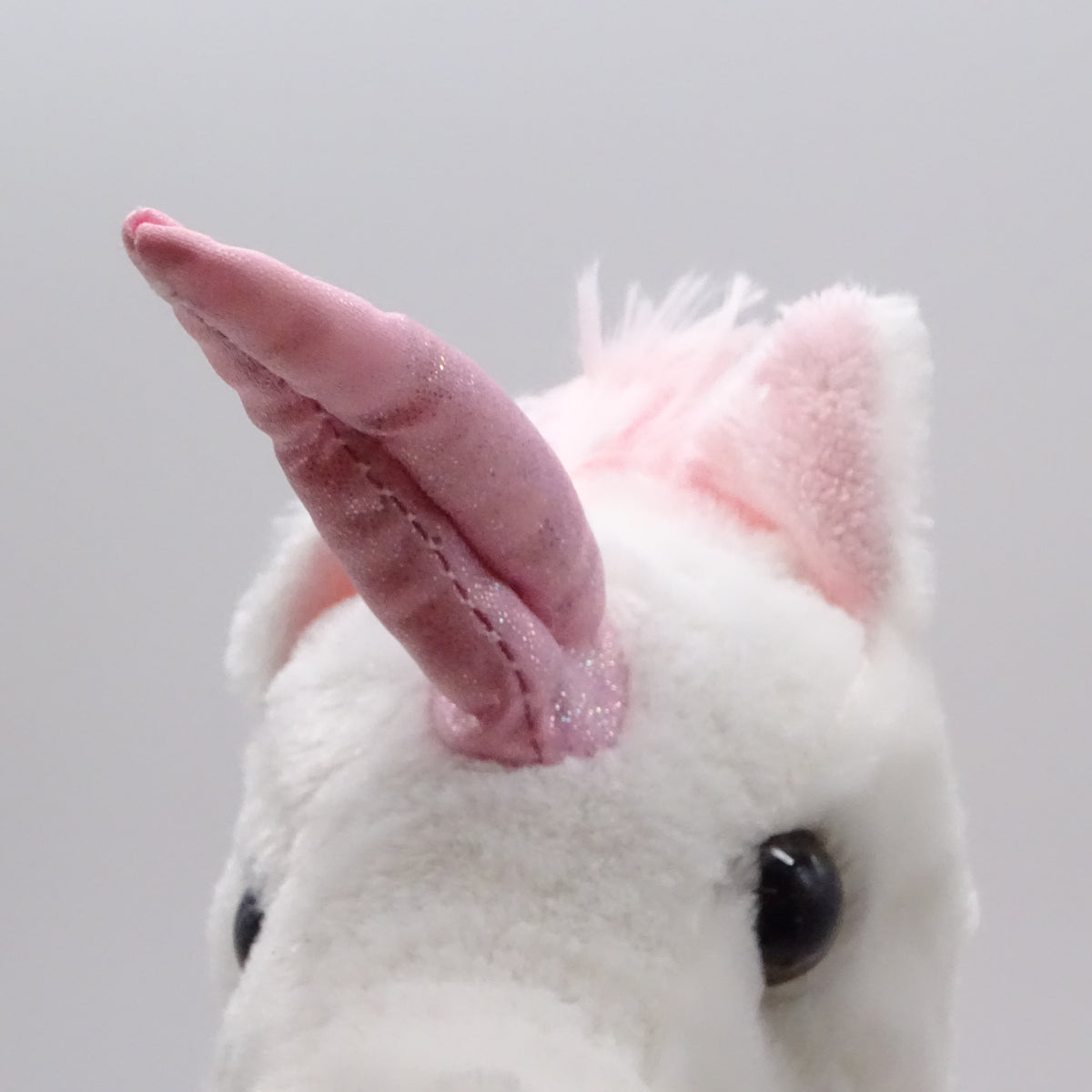 Peluche licorne blanche et rose LOGITOYS - Dès 3 ans | Ref 15920