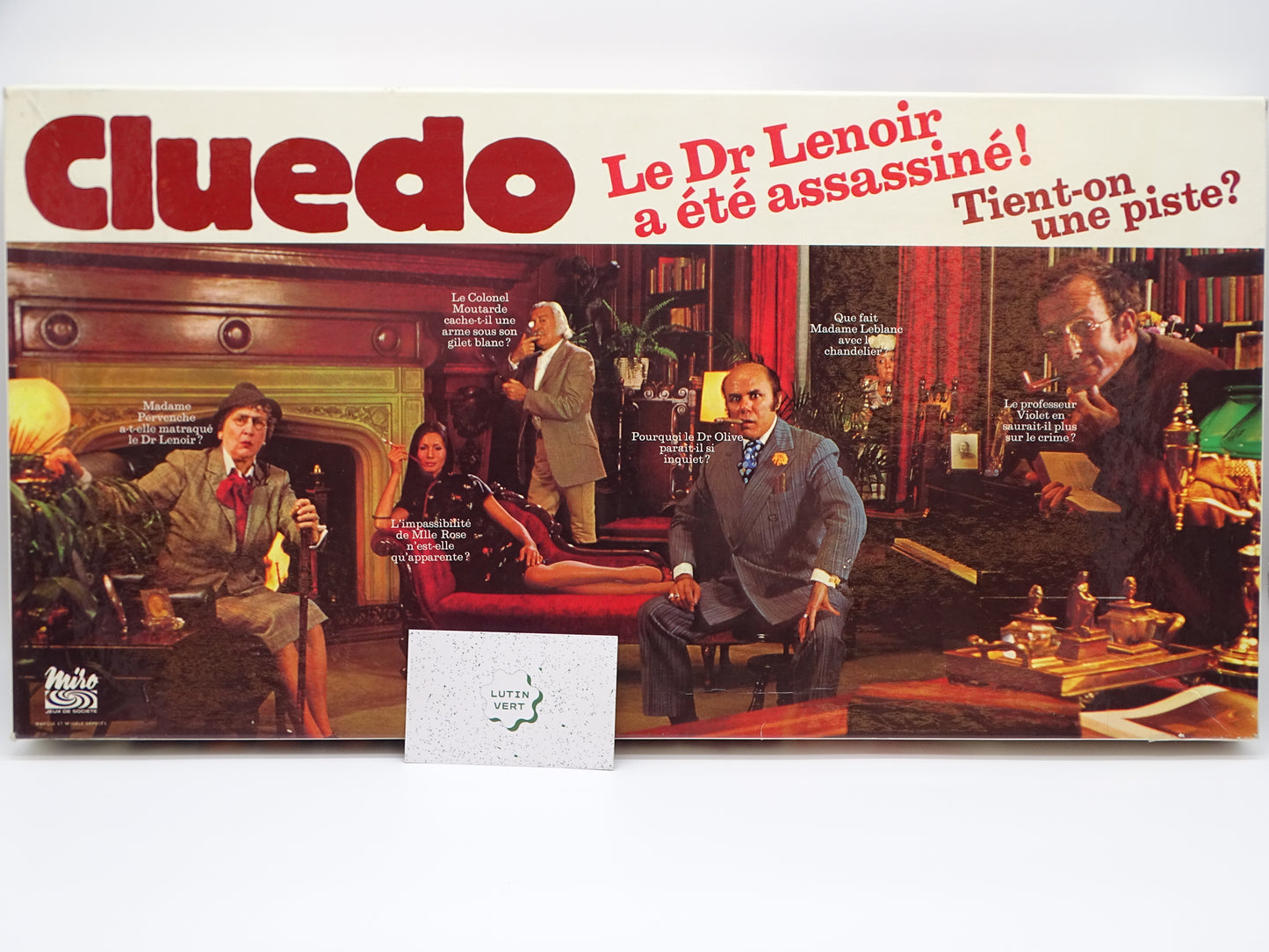 Cluedo original d'occasion MIRO - Dès 8 ans | Ref 13295