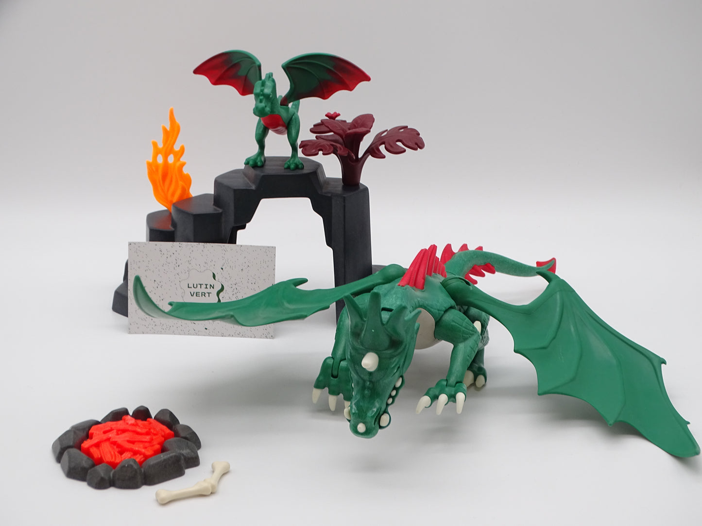 Playmobil pièce unique « Maman Dragon et son petit » d'occasion PLAYMOBIL - Dès 4 ans | Ref 13326